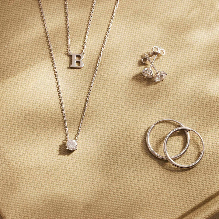 Cléa Moissanite stenen ketting