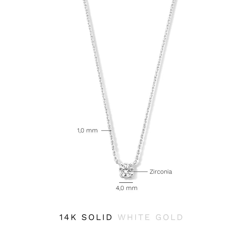 Cléa Moissanite stenen ketting