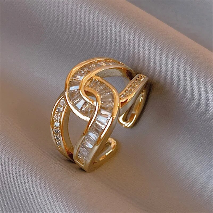 Geknoopte elegante ring
